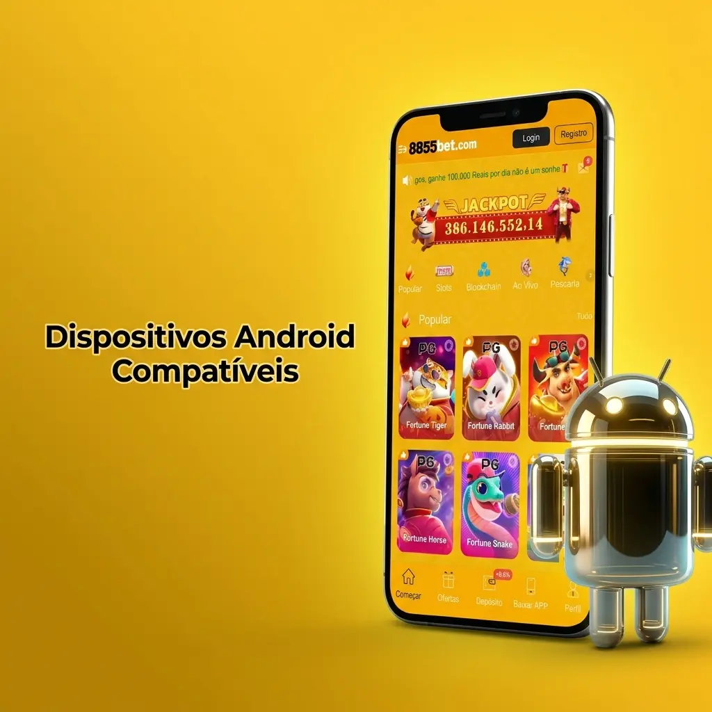 Dispositivos Android compatíveis com o PWA da 8855bet, incluindo Samsung, Motorola, Xiaomi e Google Pixel