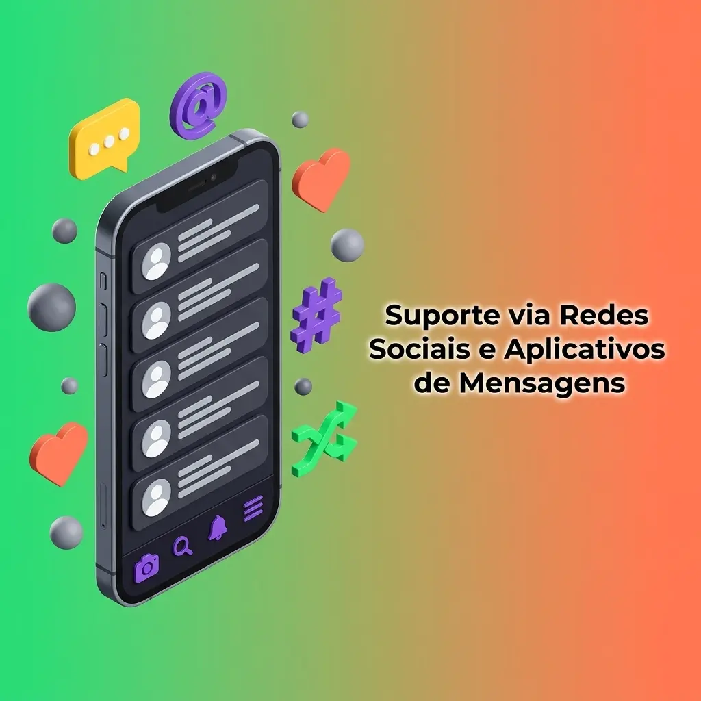 Suporte da 8855bet via redes sociais e aplicativos de mensagens para contato com usuários brasileiros