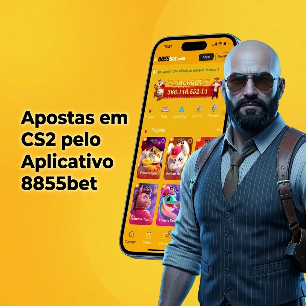 Apostas em CS2 pelo aplicativo 8855bet no celular, disponível para Android e iOS com interface otimizada