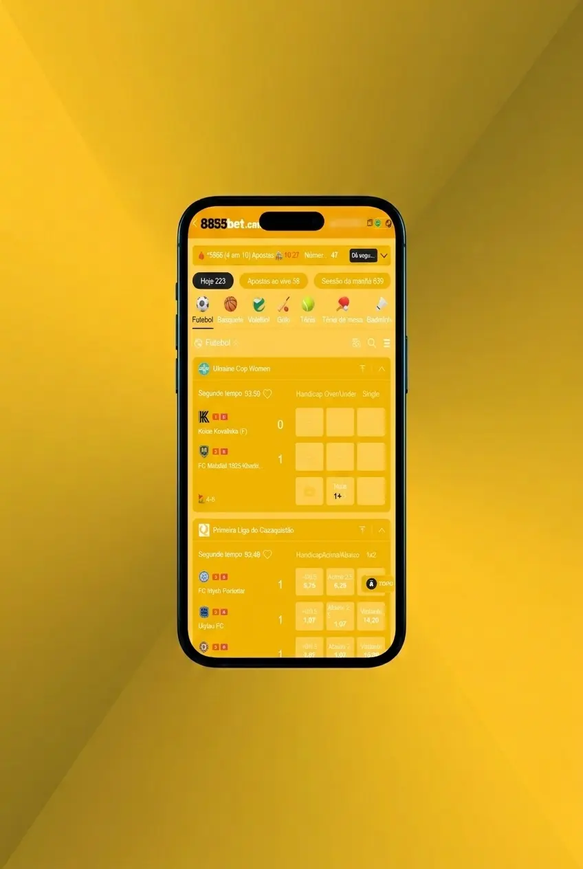 Aplicativo 8855bet para apostas em e-sports disponível no Android e iOS com mercados ao vivo e gestão de conta
