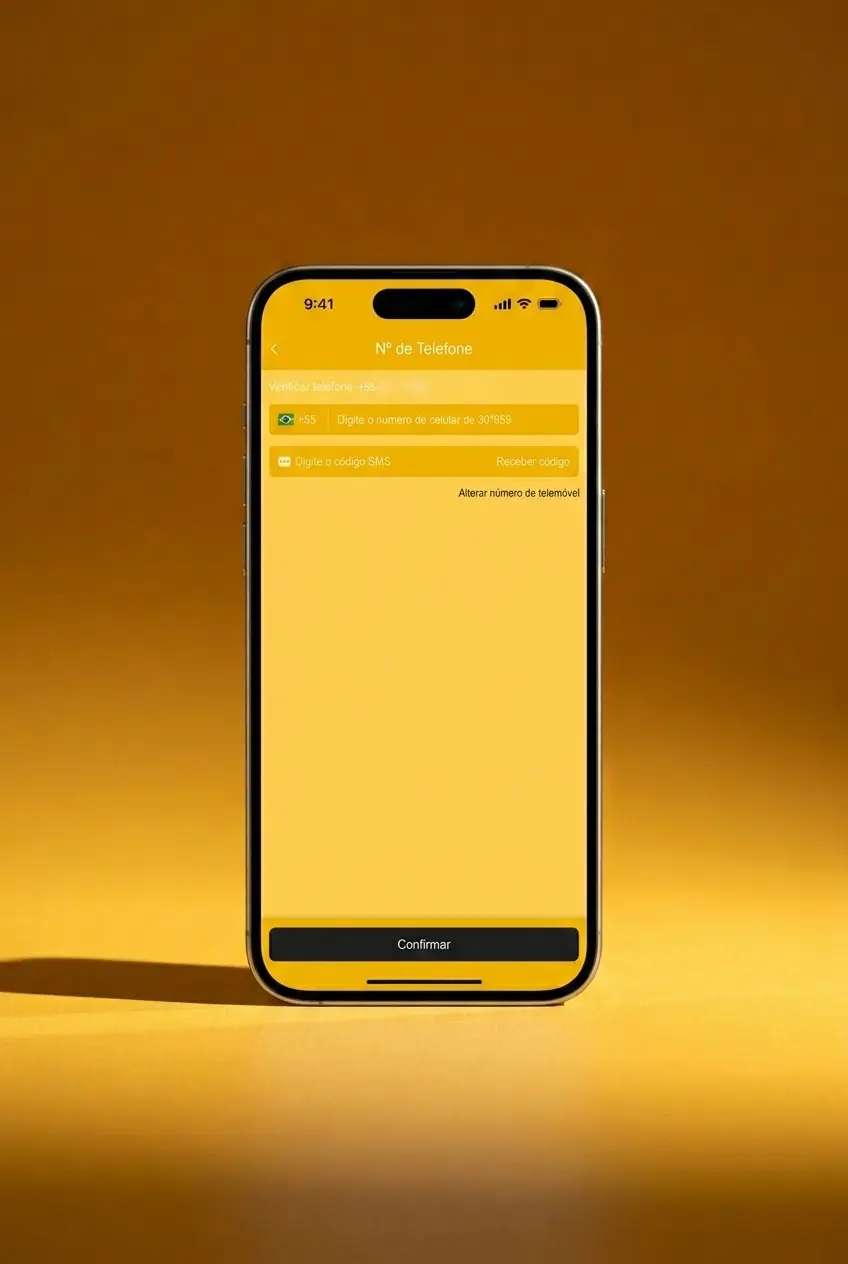 Aplicativo 8855bet aberto em smartphone mostrando mercados de apostas em Fórmula 1 com odds ao vivo