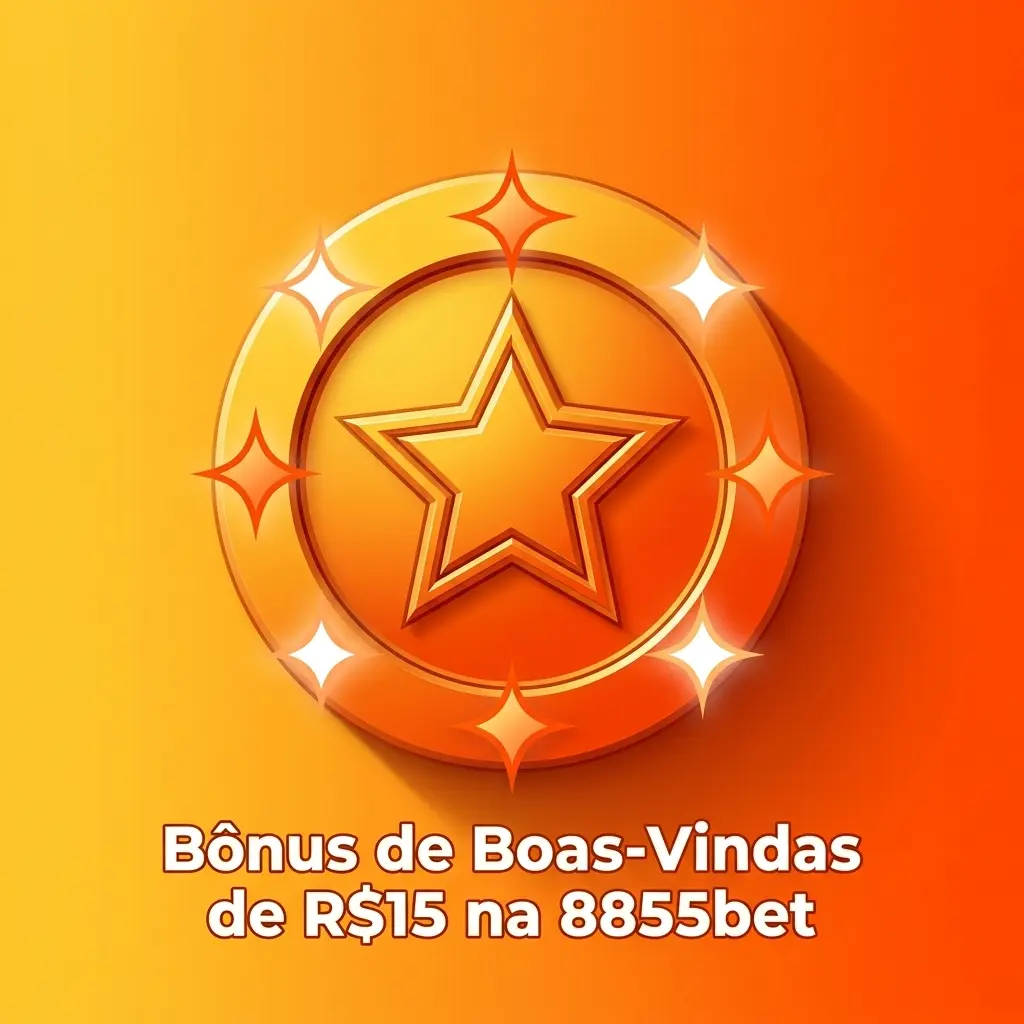 Bônus de boas-vindas de R$15 sem depósito na 8855bet para novos jogadores cadastrados pelo app