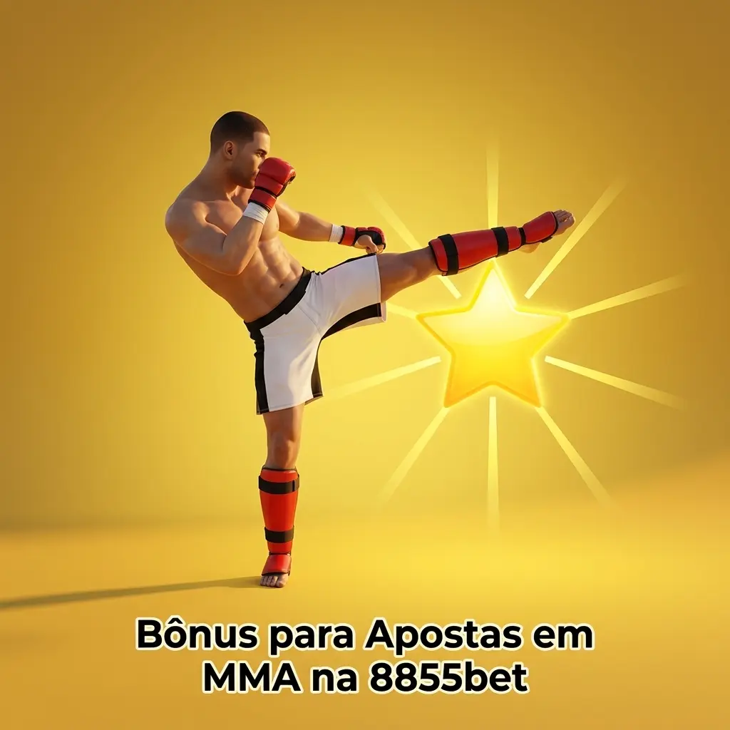 Bônus de boas-vindas 8855bet para apostas em MMA, UFC e Bellator com 100% no primeiro depósito via Pix