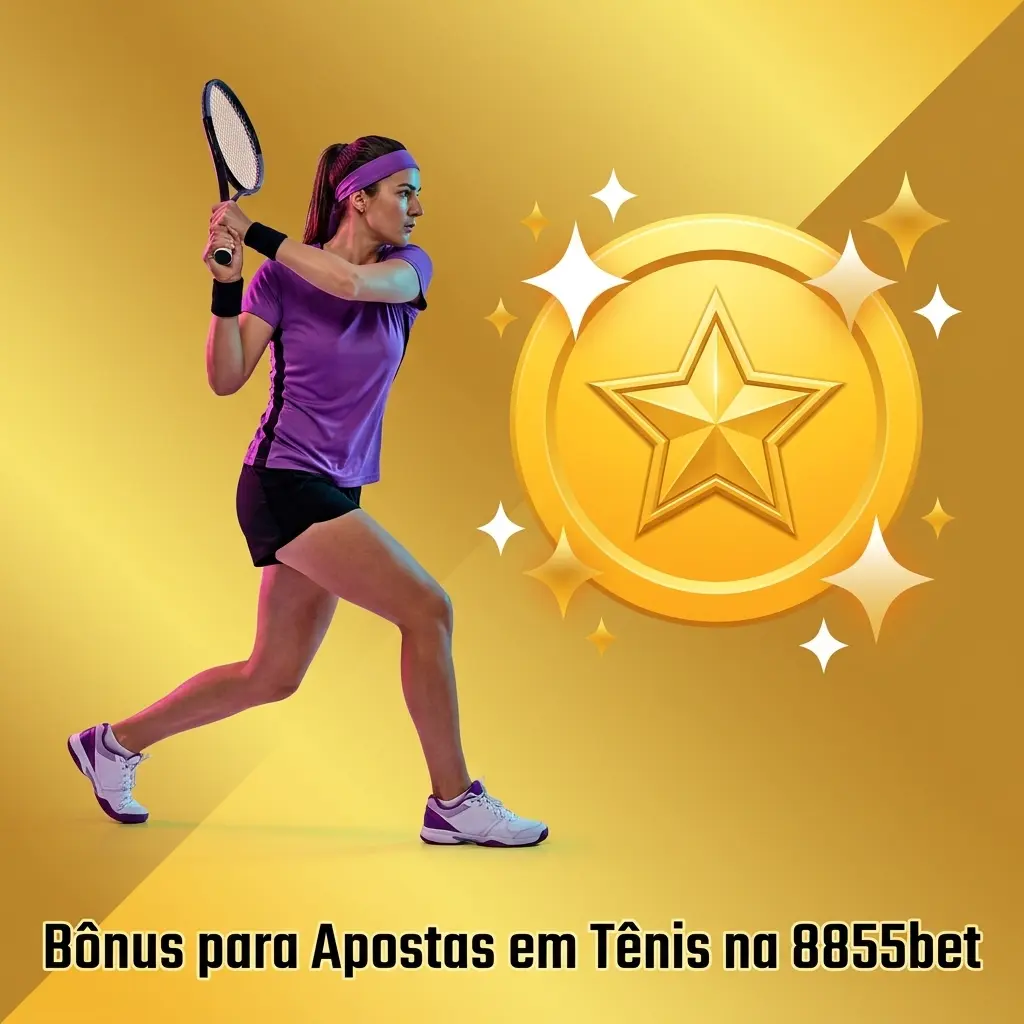 Bônus de boas-vindas da 8855bet para apostas esportivas em tênis com depósito qualificado