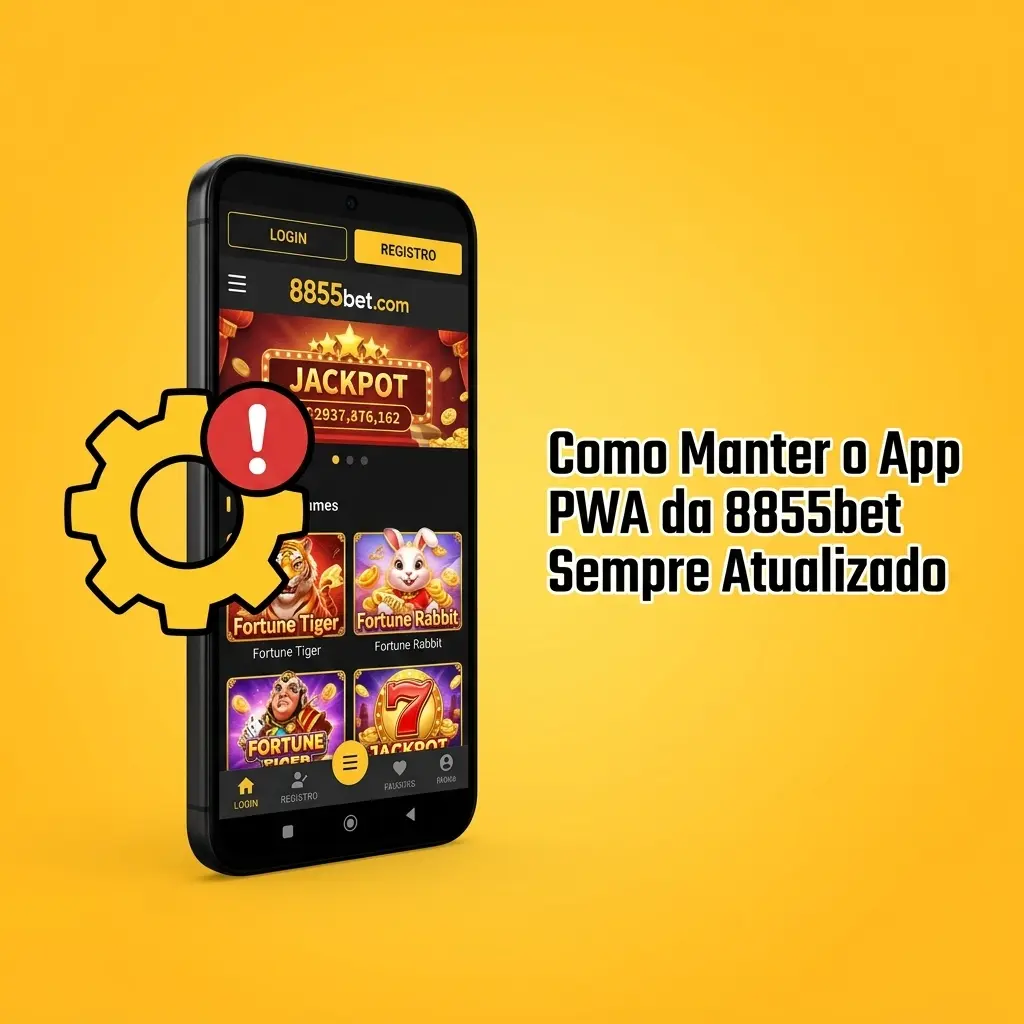 Aplicativo PWA da 8855bet atualizado automaticamente no navegador sem necessidade de reinstalação manual