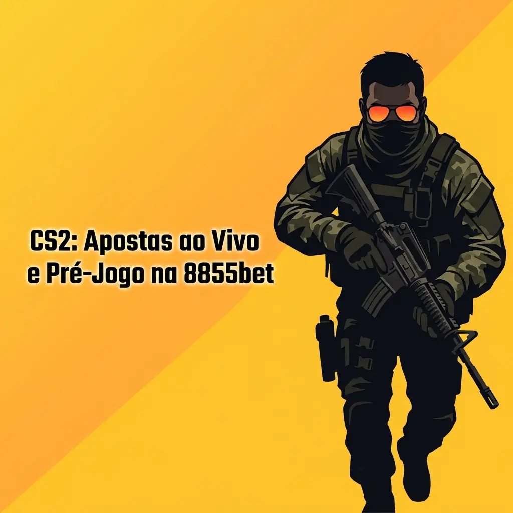 Apostas em CS2 ao vivo e pré-jogo na 8855bet com mercados variados nos principais torneios mundiais