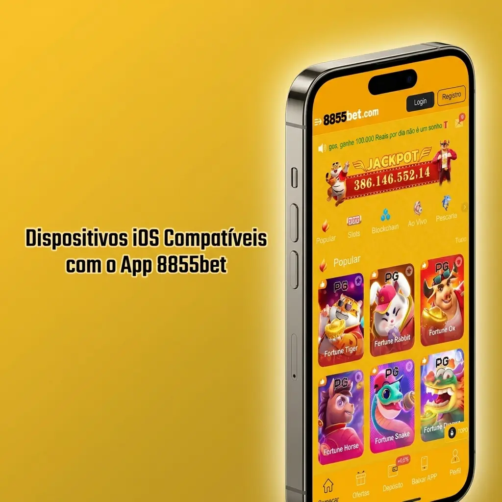 Dispositivos iOS compatíveis com o app 8855bet, incluindo iPhone e iPad de diversas gerações