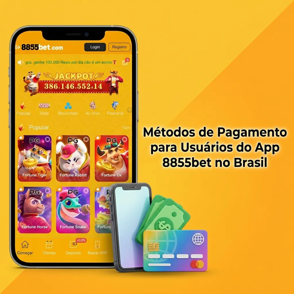 Métodos de pagamento do app 8855bet no Brasil: Pix e criptomoedas com depósitos e saques em BRL 24/7