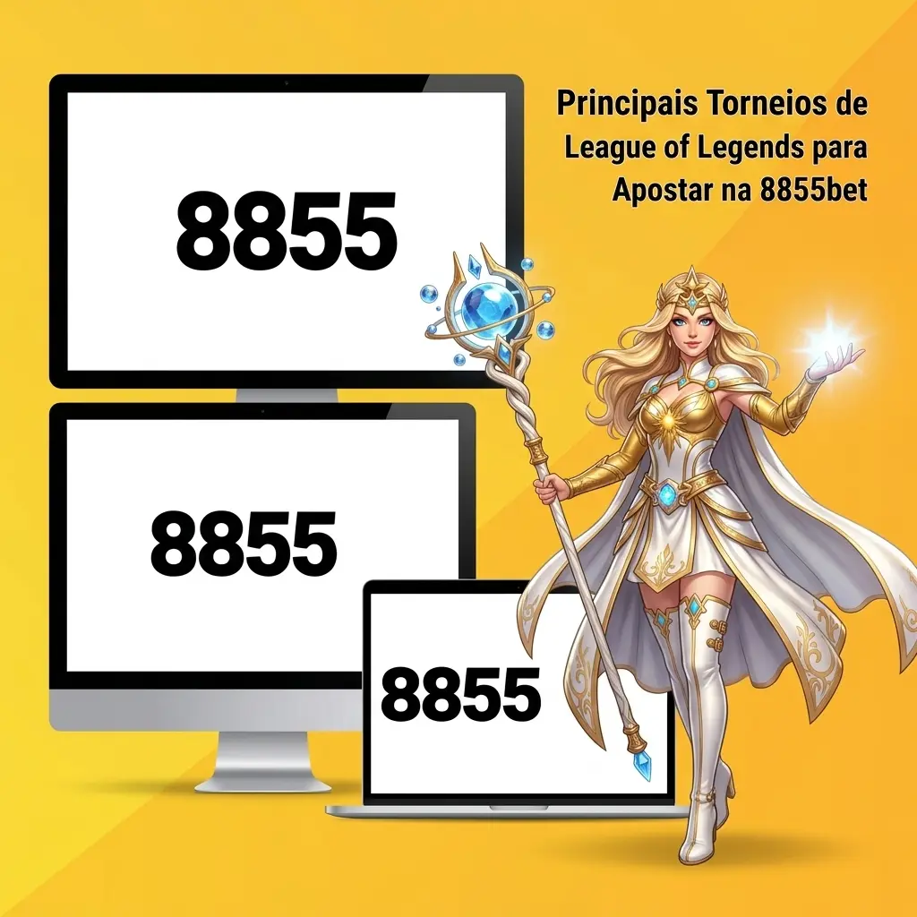 Torneios de League of Legends disponíveis para apostas na 8855bet, incluindo Worlds, MSI, LCK e LPL