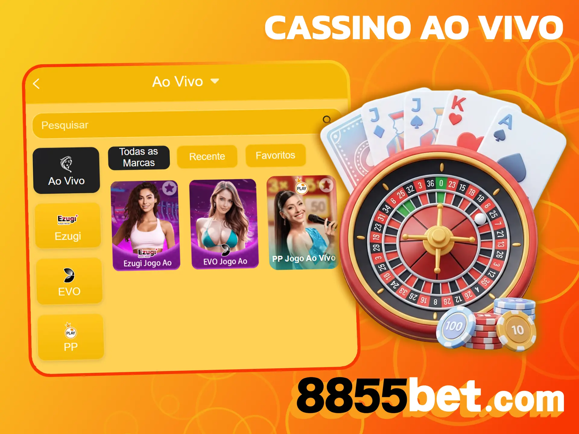 Interaja com crupiês reais acessando o vibrante ambiente ao vivo 8855bet.