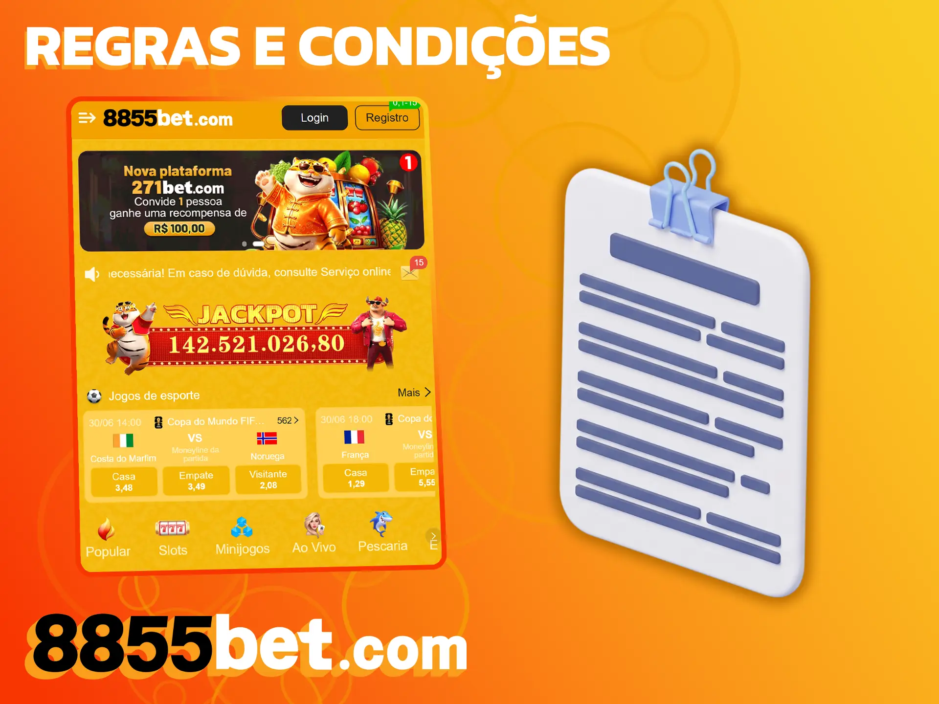 Leia os termos da plataforma 8855bet para garantir uma experiência transparente.