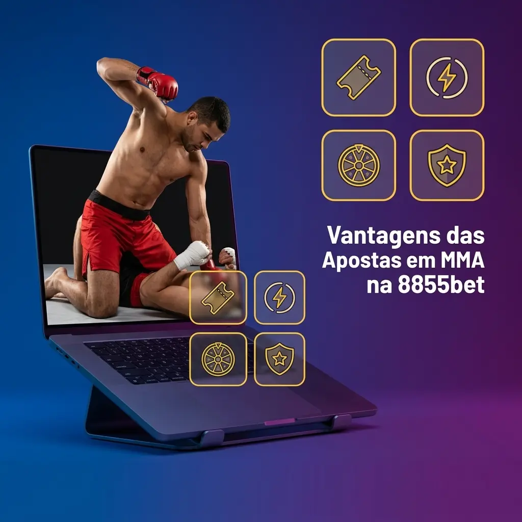 Vantagens das apostas em MMA na 8855bet com odds ao vivo, mercados detalhados e suporte em português 24/7