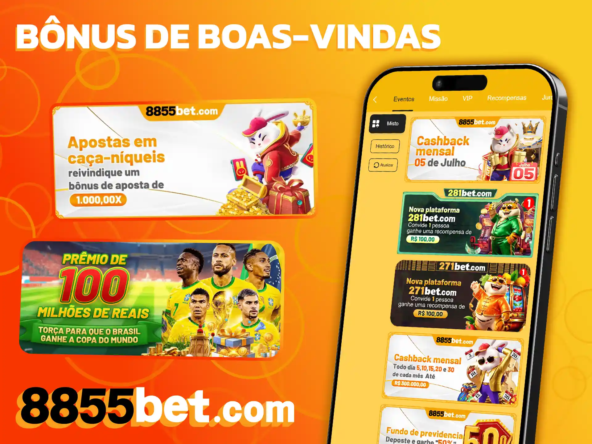 Resgate recompensas iniciais fantásticas usando o aplicativo da 8855bet agora.