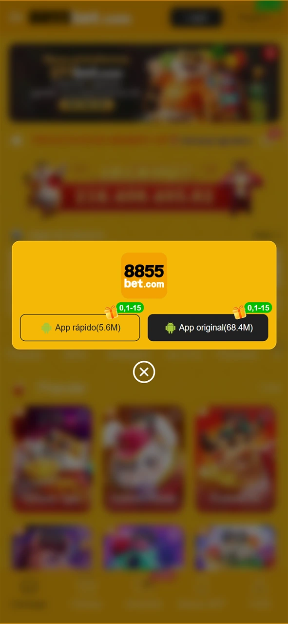 Obtenha a ferramenta para apostar através do aplicativo da 8855bet.