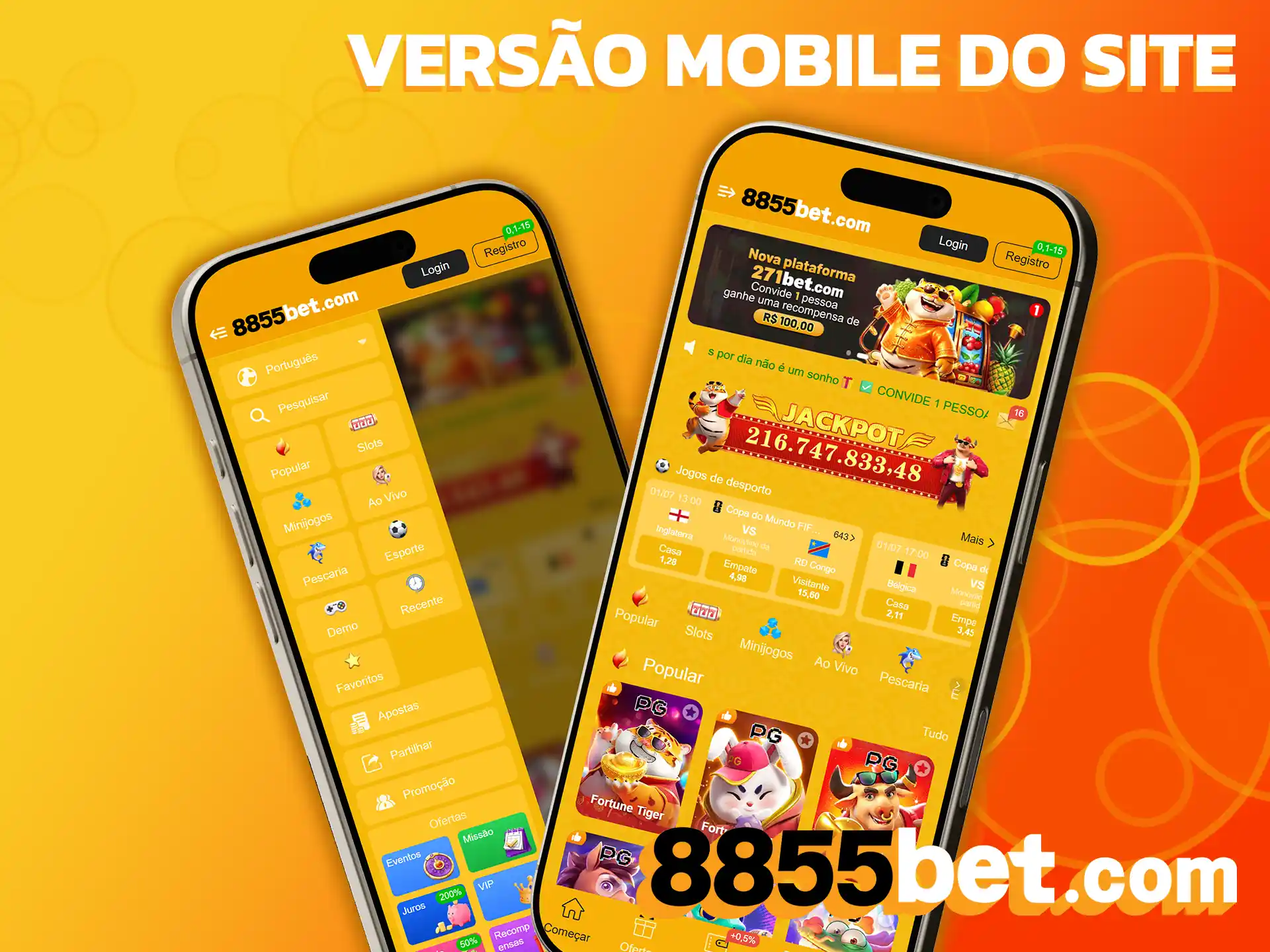 Acesse a 8855bet pelo navegador se não quiser baixar o aplicativo.