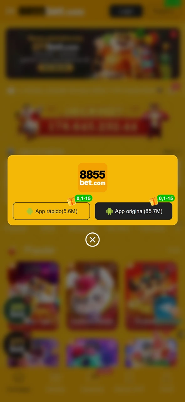 Faça o download do aplicativo da 8855bet para seu cadastro.